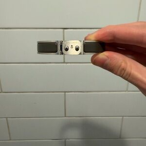 Hermes Silver and Grey Bracelet